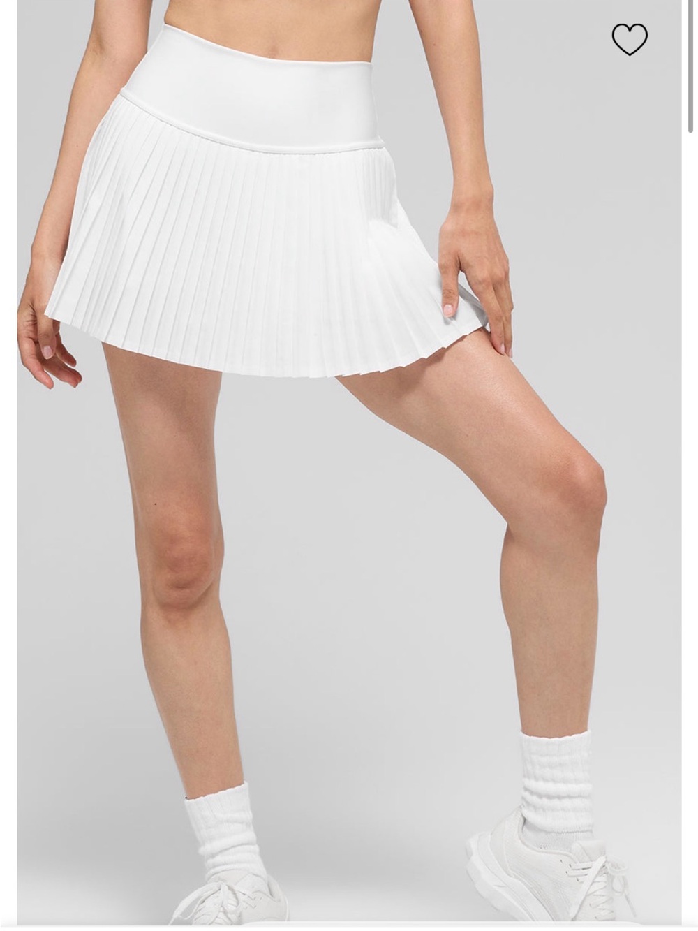 ALO White Grand Slam Tennis Skirt - XS